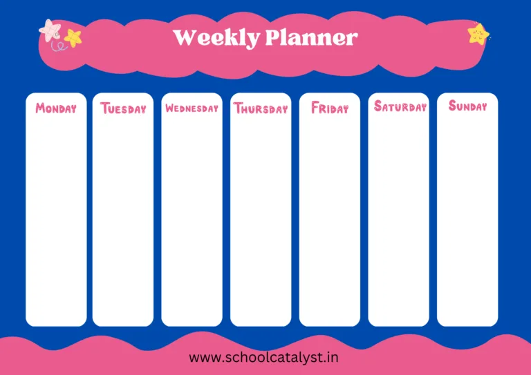 Class Schedule Template School Catalyst