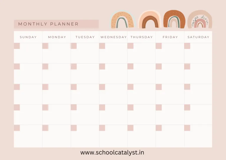 Class Schedule Template School Catalyst