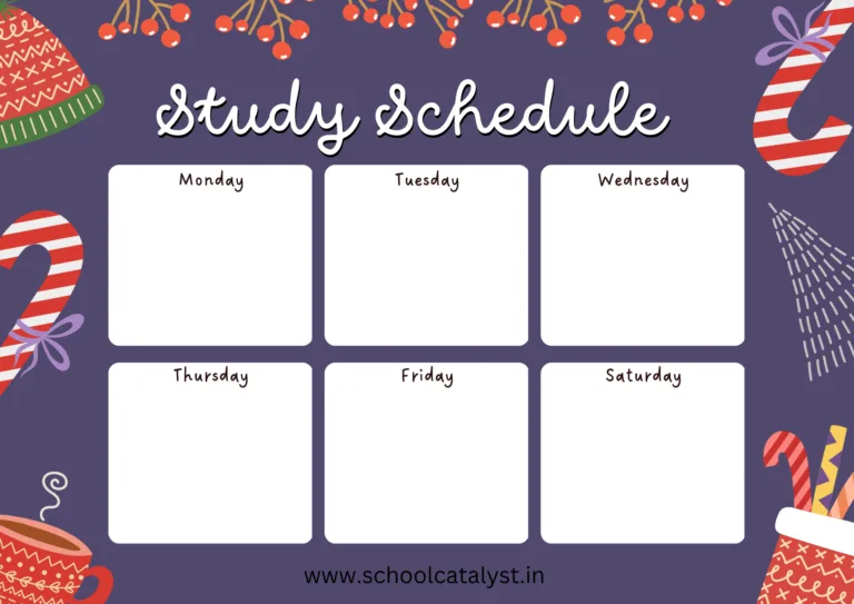 Class Schedule Template School Catalyst