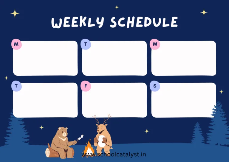 Class Schedule Template School Catalyst