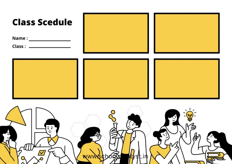 Class Schedule Template School Catalyst