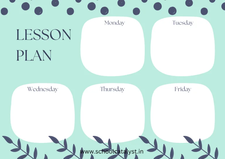 Class Schedule Template School Catalyst