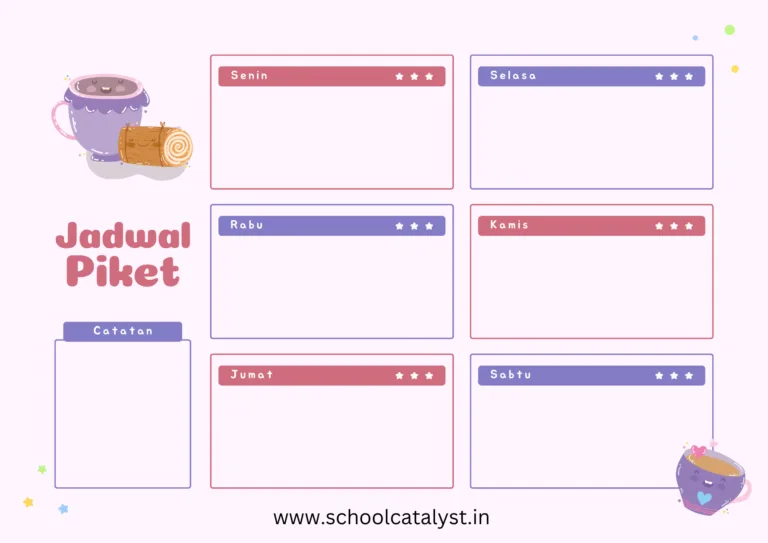 Class Schedule Template School Catalyst